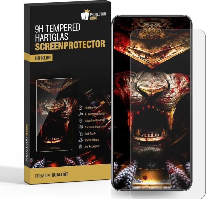 Produktbild Protectorking 2x 3D A++ echtes Tempered 9H Panzerhartglas KLAR (2 Stück, Samsung Galaxy A51)