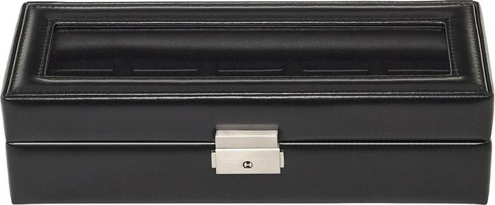 Produktbild Sacher 1115.0104N04 - Uhrenetui für 5 Uhren black exclusive schwarz Leder