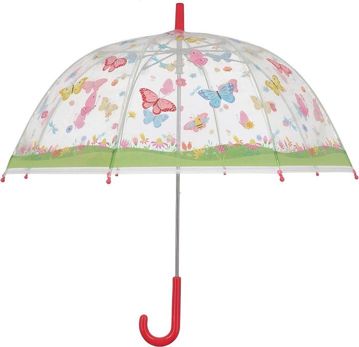 Esschert Design Schirm Schmetterlinge Mehrfarbig