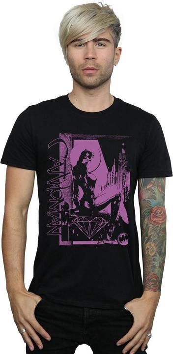 Immagine prodotto Justice League Catwoman Vote For Batman Maglietta Uomo (XL)