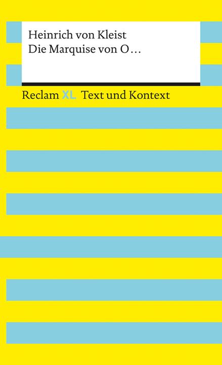 Produktbild Die Marquise von O... Textausgabe mit Kommentar und Materialien (Deutsch, Wolfgang Pütz, Heinrich von Kleist, 2021)