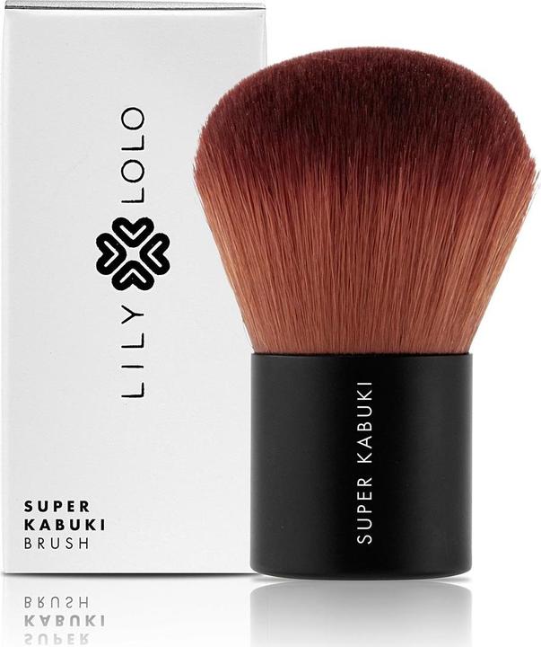 Actual product image Lily Lolo Super Kabuki brush.