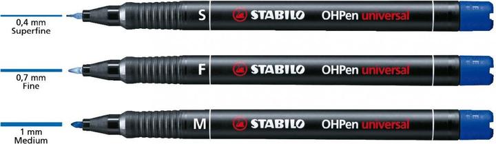 Produktbild STABILO OHPen universal Folienstift permanent (Blau, 1 mm, 1 x)