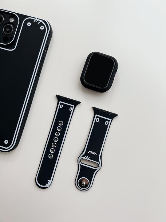 Produktbild Atra Apple Watch Armband Outline (45 mm, 42 mm, 44 mm, Silikon)