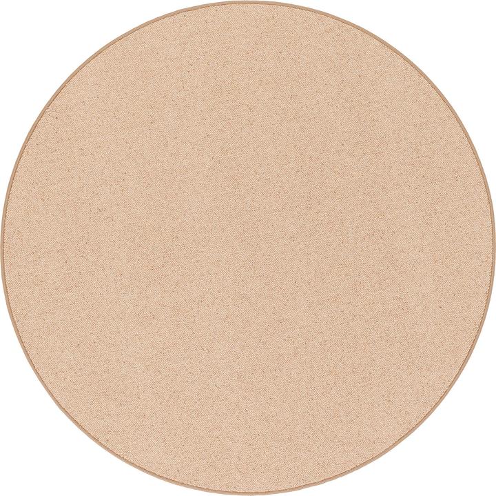 Produktbild Berber Natur Teppich Wolle Rund (100 x 100 cm)