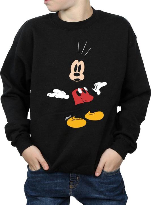 Actual product image Disney Boys Mickey Mouse Surprised Sweatshirt (140, 146)
