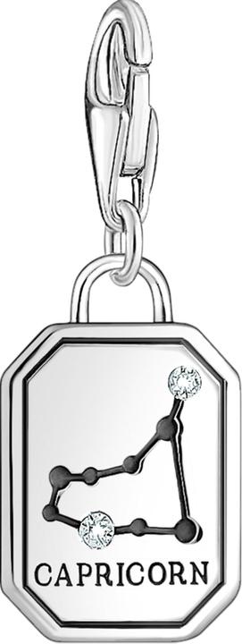 Actual product image Thomas Sabo Charm pendant zodiac sign Capricorn with stones silver (925 silver)