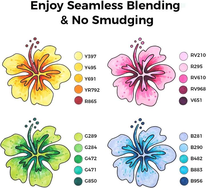 Produktbild Ohuhu Honolulu B Kunstmarker (Mehrfarbig, 40 x)