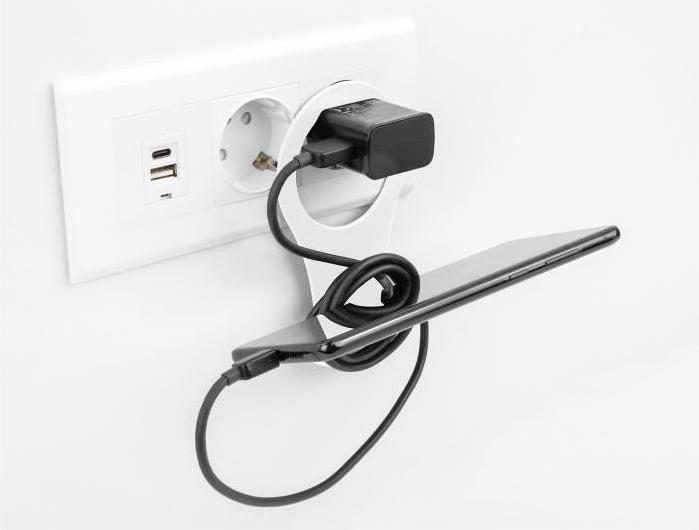 Produktbild Delock Charging Holder - Halter für Handy - weiss