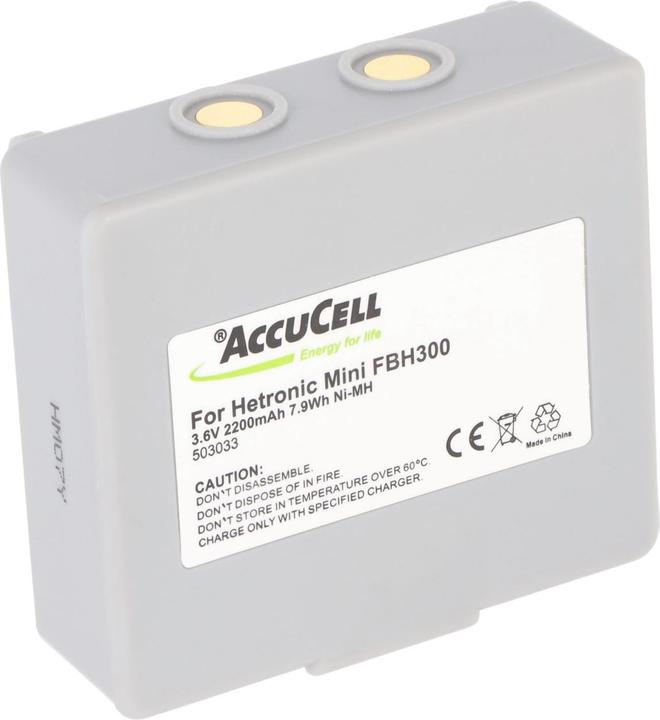 Produktbild AccuCell Akku Hetronic Kransteuerung, ABITRON KH68300520.A HETRONIC 68300510, 68300520, 68300525, Ergo, FBH3 (3.60 V, 600 mAh)