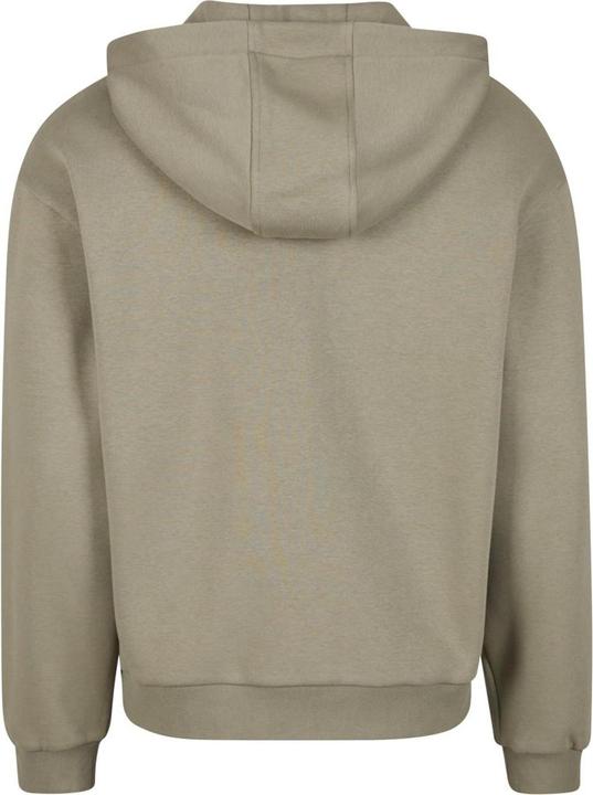 Actual product image Build Your Brand Unisex Adult Fluffy Full Zip Hoodie (XXL)