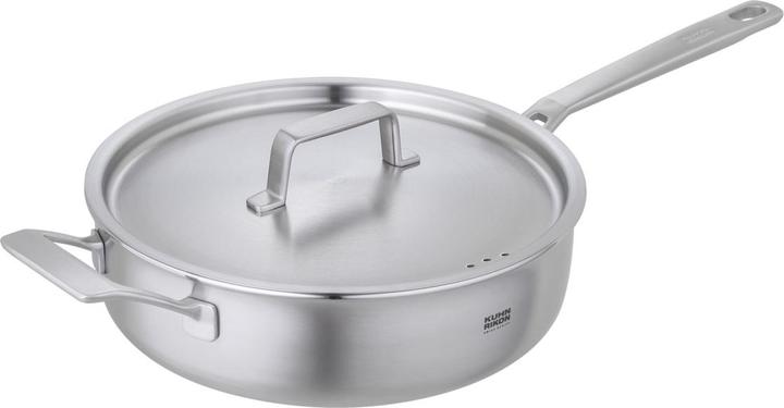 Kuhn Rikon CULINARY FIVEPLY Poêle Sautoir sans revêtement Ø 28 cm (28 cm, Poêle à frire)