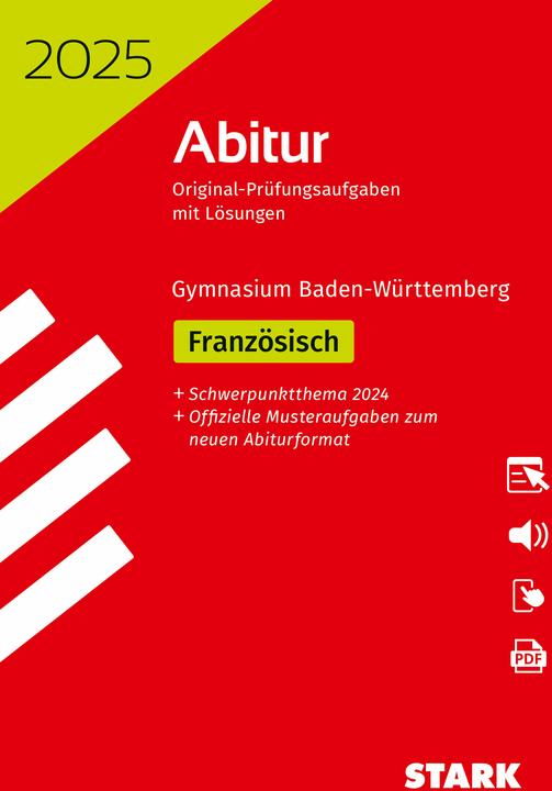 Energie-Label Abiturprfung BaW 2025 - Franzsisch Basis-/Leistungsfach (Deutsch, 2024)