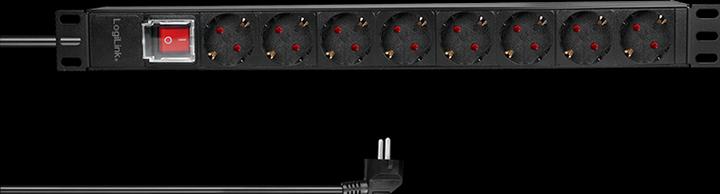 Image du produit LogiLink Barre d'alimentation (8 x, CEE 7/3, 2 m)