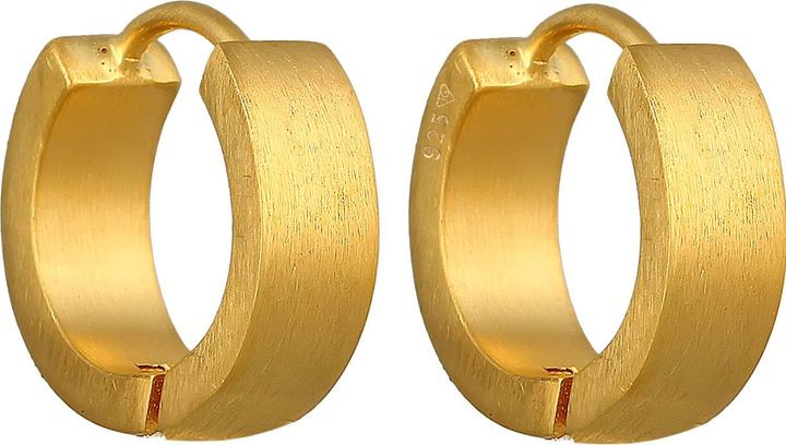 Immagine prodotto Kuzzoi Orecchini Uomo Creole Circle Argento 925 opaco (Argento 925)