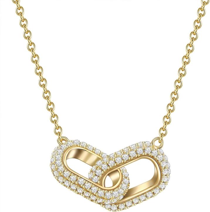 Produktbild Glanzstücke München Damen Sterling Silber Zirkonia gelbgold 40,0 cm Basiskette + 5,0 cm Verlängerung - 26681 (Sterling Silber, 40 - 45 cm)