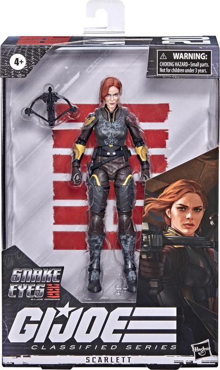Image du produit Hasbro G.I. Joe Classified Series Snake Eyes : G.I. Joe Origins Scarlett Figurine 20 Jouets à collectionner