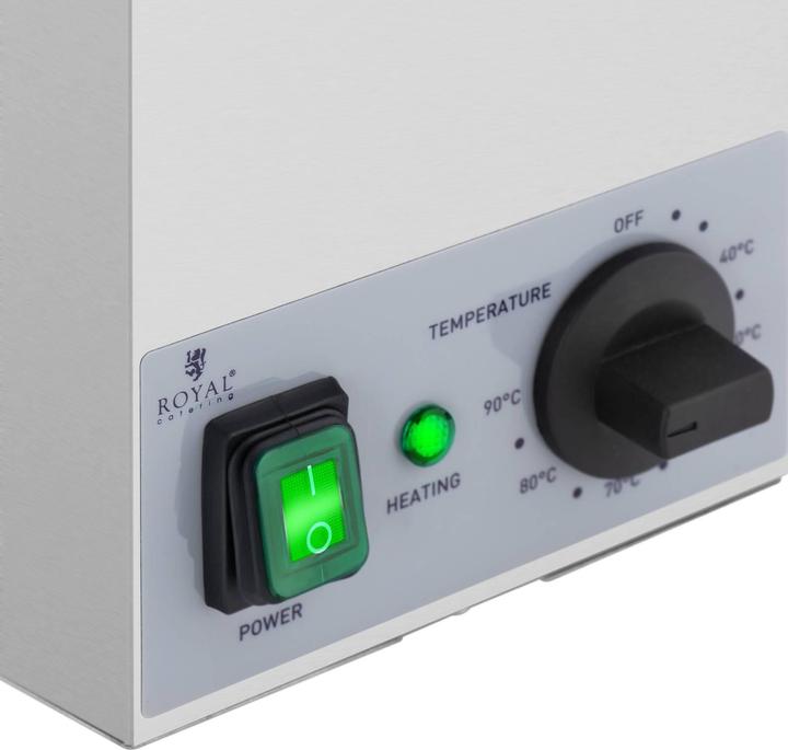 Produktbild Royal Catering Sossenwärmer Saucenwärmer 1 L Flasche Saucen warmhalten 40 - 90 °C 175 W