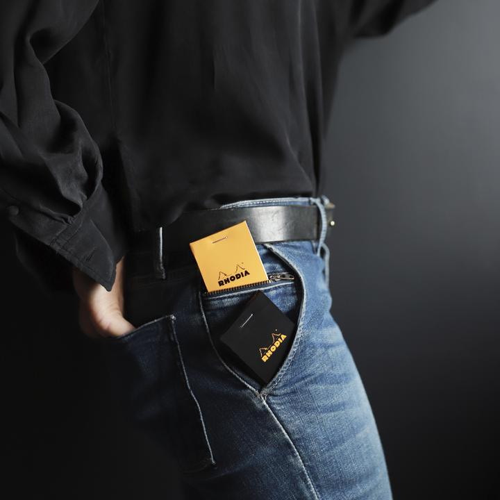 Actual product image Rhodia Blocks stapled 80g Basics (A1, Checked, Soft cover)