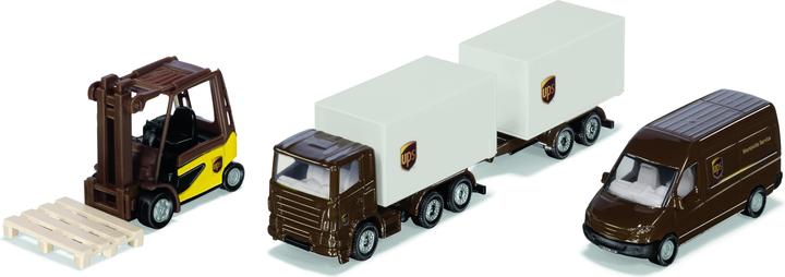 Produktbild Siku UPS Logistik Set Super, 3 Fahrzeuge, ca. 1:87, ab 3+