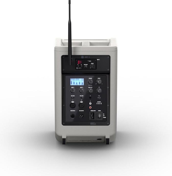 Produktbild LD Systems ANNY® 8 BPH B5 G - Tragbarer Bluetooth® PA-Lautsprecher mit Akku, Mixer und 1x Headset-Mikrofon (ink (Aktiv)