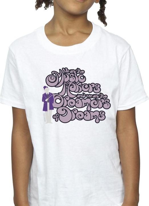 Produktbild Willy Wonka & the Chocolate Factory Dreamers Text TShirt Mädchen (140, 146)