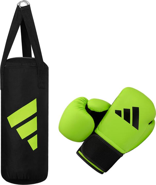 adidas Kit de boxe pour jeunes 03 green/black (70 cm, 10 kg)