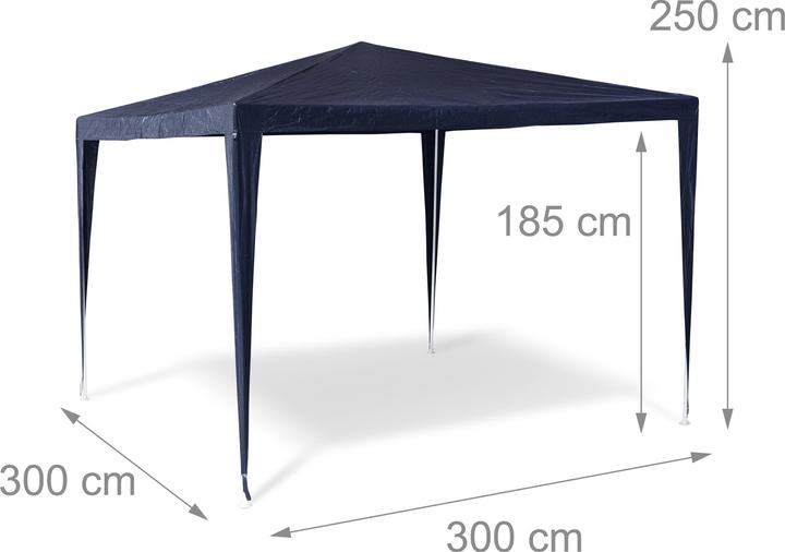 Image du produit Relaxdays Tente Pavillon (300 cm, 300 cm)