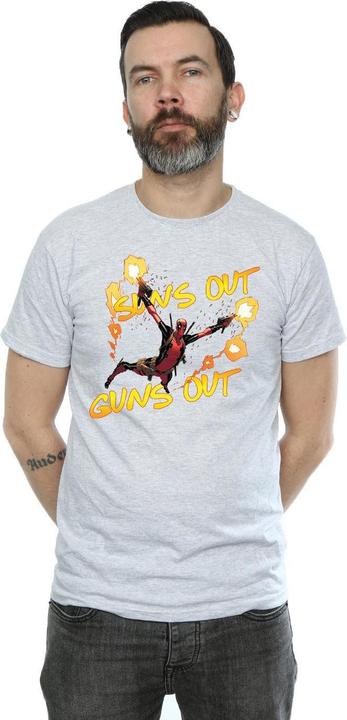 Immagine prodotto Deadpool Sun's Out Guns Out Maglietta Uomo (XXL)
