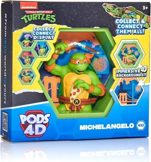Actual product image Amo Toys POD 4D - Teenage Mutant Turtles Michalangelo (1003010)
