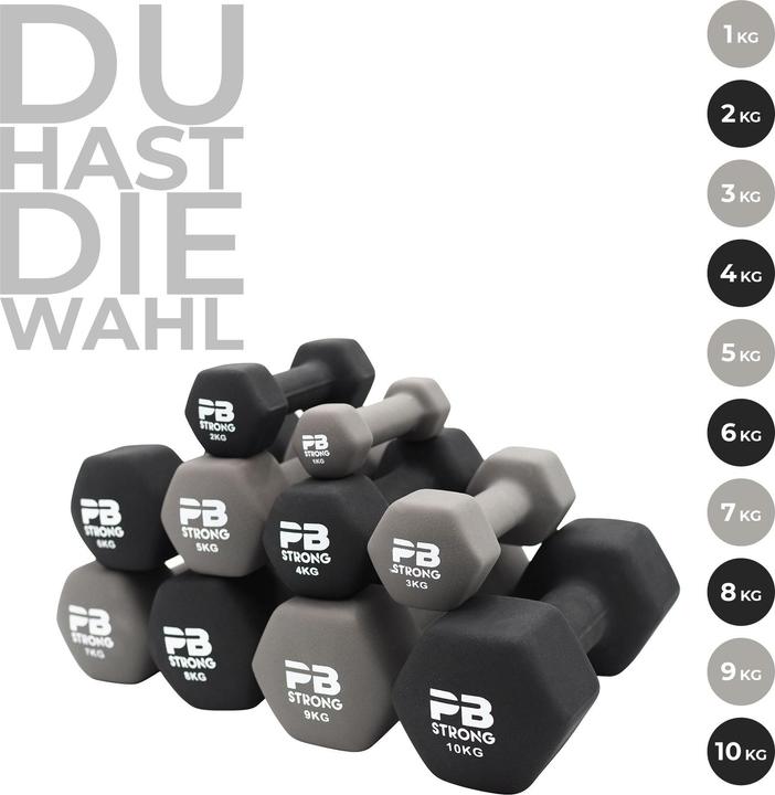 Actual product image Perform Better Neoprene dumbbell (1 x 5 kg)