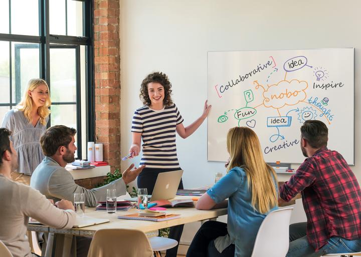Actual product image Nobo CLASSIC - Whiteboard enamel (1200 x 900 mm)