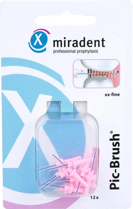 Actual product image Miradent Pic-Brush Refill Replacement Brushes (12 x)
