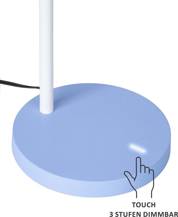Actual product image Nino Leuchten 53420116LEDTable lamp 'Luis' blue 6,5W 3000K (200 lm)