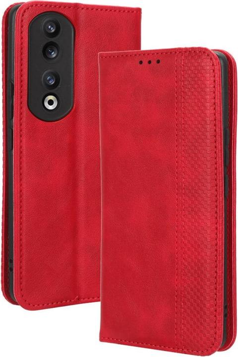 Produktbild Cover-Discount Honor 90 - Stand Flip Case Hülle rot (Honor 90)