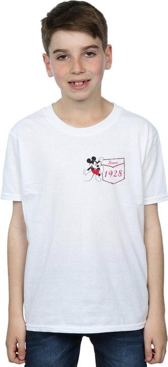 Immagine prodotto Disney Mickey Mouse Faux Pocket Since 1928 Maglietta Ragazzi (152, 158)