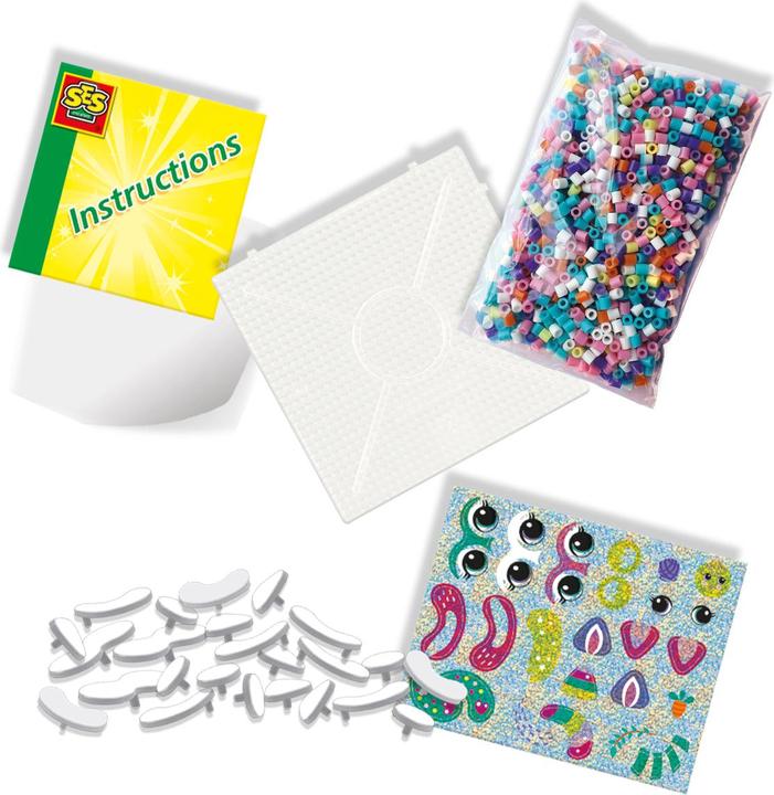 Produktbild Ses Bügelperlen-Set - FunPins Glitzertiere