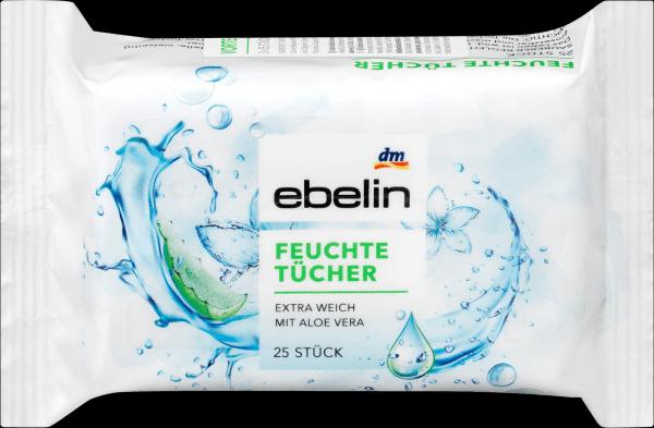 Actual product image dm ebelin Refreshing wipes (75 Piece)