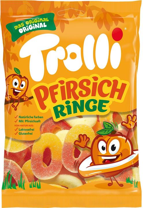 Actual product image Trolli Peach rings (1 pcs., 200 g)