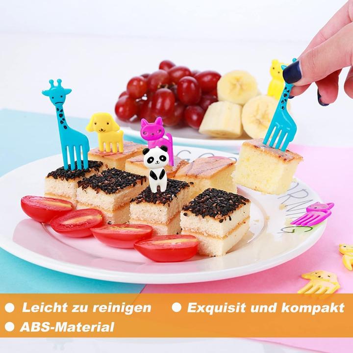 Actual product image Cbx Mini Fruit Forks 30 Piece Animals (30 x)