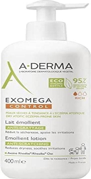 Produktbild A-Derma Exomega Control Emollient Lotion (Körperlotion, 400 ml)
