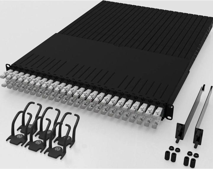 Image du produit PATCHBOX one / 30RU / Cat 6A, UTP, 1.8 m, Gris (U/UTP, CAT6a, 1.80 m)