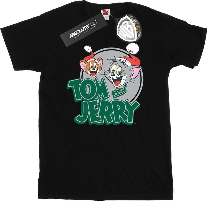 Tom & Jerry Christmas Greetings TShirt (L)