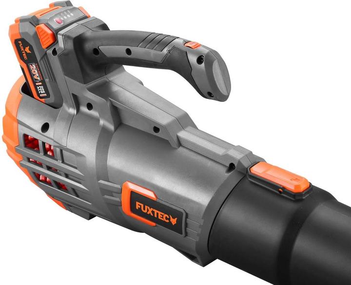 Immagine prodotto Fuxtec Soffiatore a batteria da 20V FX-E1LB20 SET 1 con 2 batterie da 2Ah, 1 caricatore da 1A (Batteria ricaricabile, Aspiratore e soffiatore)