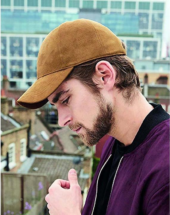 Immagine prodotto Beechfield Cappello in finta pelle scamosciata (Taglia unica)