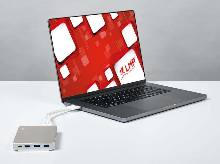 Produktbild LMP USB-C DuoDock (USB-C, 9 Ports)