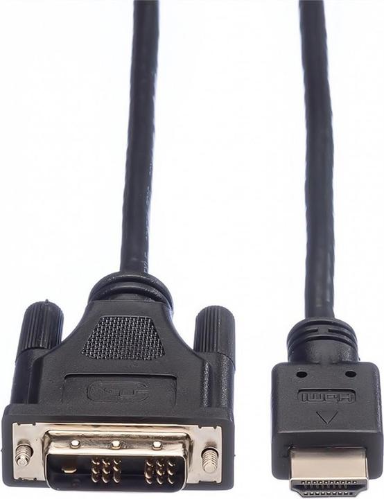 Produktbild Roline DVI| HDMI (Typ A) — DVI| HDMI (Typ A) (1 m, DVI, HDMI)