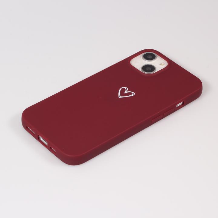 Actual product image PhoneLook Cover rubber heart (Apple iPhone 15)