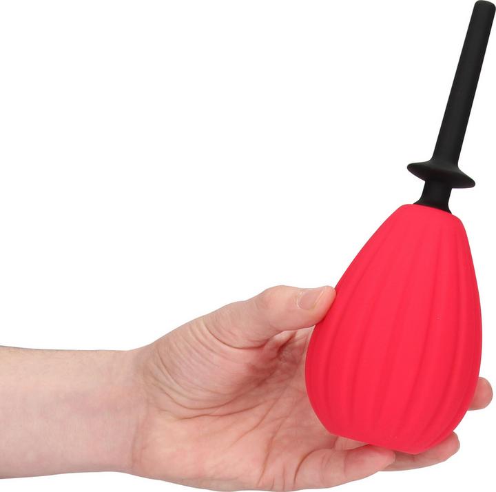 Actual product image Aneros Prelude Enema Bulb Kit - Red (Intimate washing lotion)