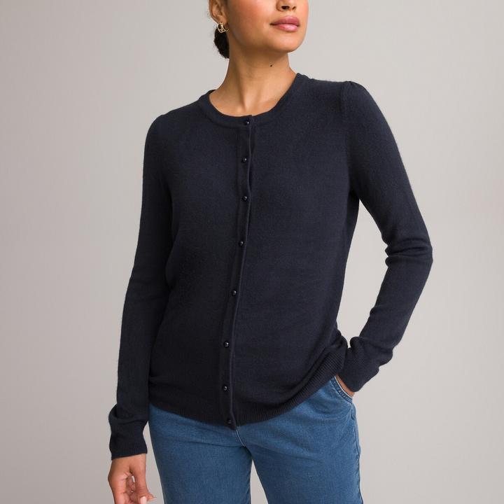 Image du produit Anne Weyburn Cardigan à encolure ronde et patte de boutonnage (44, 46)